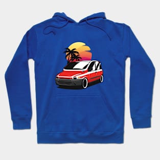 Red Multipla Sunset Hoodie